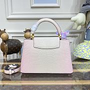 	 Kitlife Louis Vuitton Capucines BB Gradient Pink Snake Leather - 27×18 × 9 cm - 4