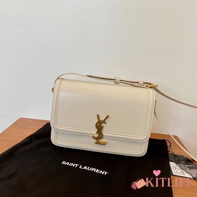 KITLIFE YSL SOLFERINO MEDIUM SATCHEL IN BOX SAINT LAURENT LEATHER VINTAGE - 23 X 16 X 6 CM - 1