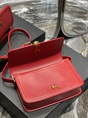 KITLIFE YSL SOLFERINO MEDIUM SATCHEL IN BOX SAINT LAURENT LEATHER IN RED - 23 X 16 X 6 CM - 4