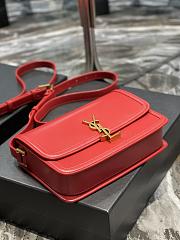 KITLIFE YSL SOLFERINO MEDIUM SATCHEL IN BOX SAINT LAURENT LEATHER IN RED - 23 X 16 X 6 CM - 2