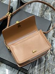 KITLIFE YSL SOLFERINO MEDIUM SATCHEL IN BOX SAINT LAURENT FUR LEATHER Brown - 23 X 16 X 6 CM - 5