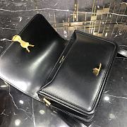 KITLIFE YSL SOLFERINO MEDIUM SATCHEL IN BOX LEATHER BLACK- 23 X 16 X 6 CM - 5