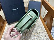 KITLIFE YSL SOLFERINO MEDIUM SATCHEL IN BOX LEATHER AVOCADO GREEN - 23 X 16 X 6 CM - 4