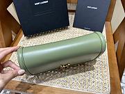 KITLIFE YSL SOLFERINO MEDIUM SATCHEL IN BOX LEATHER AVOCADO GREEN - 23 X 16 X 6 CM - 2