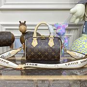 	 KITLIFE LOUIS VUITTON SPEEDY BANDOULIÈRE 20 BROWN BAG - M46234 - 20.5 x 13.5 x 12 cm - 3