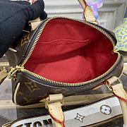 	 KITLIFE LOUIS VUITTON SPEEDY BANDOULIÈRE 20 BROWN BAG - M46234 - 20.5 x 13.5 x 12 cm - 2