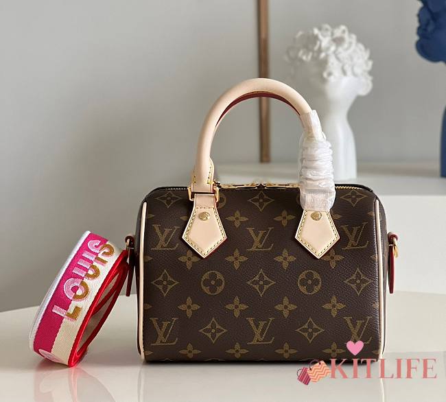 	 KITLIFE LOUIS VUITTON SPEEDY BANDOULIÈRE 20 FUCHSIA BAG - M45948 - 20.5 x 13.5 x 12 cm - 1