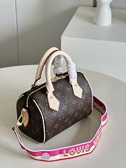 	 KITLIFE LOUIS VUITTON SPEEDY BANDOULIÈRE 20 FUCHSIA BAG - M45948 - 20.5 x 13.5 x 12 cm - 3
