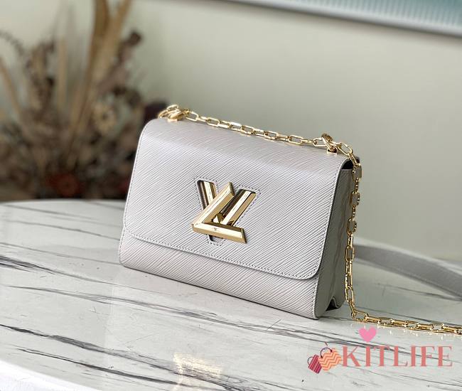 	 KITLIFE TWIST PM EPI LEATHER GRAY - M21027 - 19 x 15 x 9 cm - 1