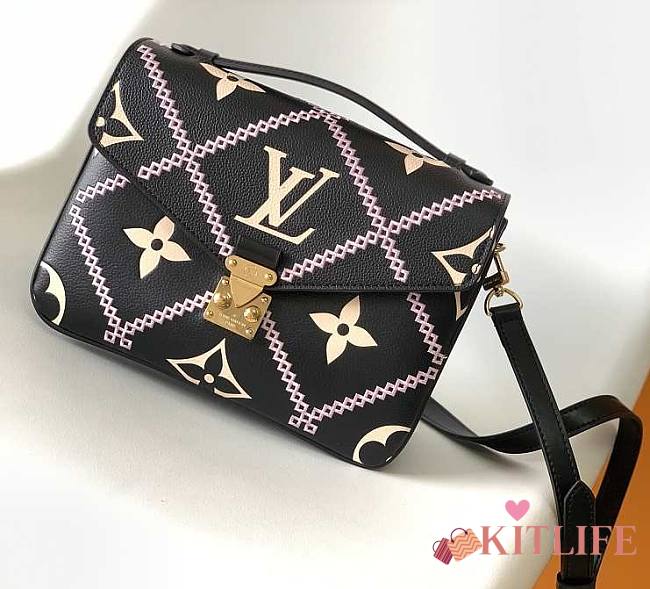 Kitlife Louis Vuitton Pochette Metis Black - M46018 - 25 x 19 x 7 cm - 1