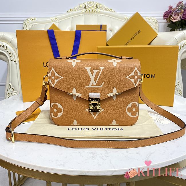 Kitlife Louis Vuitton Pochette Metis Arizona Beige - M45809 - 25 x 19 x 7 cm - 1