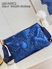 KITLIFE LOUIS VUITTON MAXI MULTI POCHETTE ACCESSOIRES Navy Blue / Silver - M2105 - 34 x 21.5 x 5 cm - 2