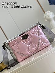 KITLIFE LOUIS VUITTON MAXI MULTI POCHETTE ACCESSOIRES Silver / Pale Pink - M2105 - 34 x 21.5 x 5 cm  - 5