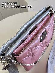 KITLIFE LOUIS VUITTON MAXI MULTI POCHETTE ACCESSOIRES Silver / Pale Pink - M2105 - 34 x 21.5 x 5 cm  - 2