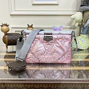 	 KITLIFE LOUIS VUITTON MAXI MULTI POCHETTE ACCESSOIRES Silver / Pale Pink - 24x13.5x4cm - 1