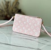 Kitlife Louis Vuitton Double Zip Pochette Chain Pink Bag –  M81429 - 20 x 12.5 x 3 cm - 1