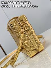 	 KITLIFE LOUIS VUITTON PETITE MALLE BAG Python leather gold - 20*12.5*6cm - 2