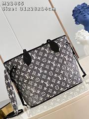 	 Kitlife Louis Vuitton Neverfull Gray Denim Textile Jacquard - 31*28*14cm - 5