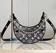 	 Kitlife Louis Vuitton Looop Denim textile jacquard Gray - M21752 - 23 x 13 x 6 cm - 1