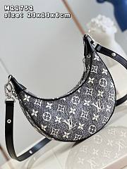 	 Kitlife Louis Vuitton Looop Denim textile jacquard Gray - M21752 - 23 x 13 x 6 cm - 4