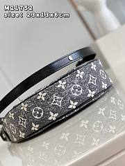 	 Kitlife Louis Vuitton Looop Denim textile jacquard Gray - M21752 - 23 x 13 x 6 cm - 3