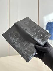 	 KITLIFE LOUIS VUITTON X SUPREME BRAZZA WALLET BLACK - 19*10*2cm - 3