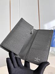 	 KITLIFE LOUIS VUITTON X SUPREME BRAZZA WALLET BLACK - 19*10*2cm - 5