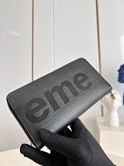 	 KITLIFE LOUIS VUITTON X SUPREME ORGANIZER WALLET BLACK - 19*10*2cm - 4