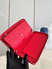 	 KITLIFE LOUIS VUITTON X SUPREME ZIPPY ORGANIZER WALLET RED - 21*12*2cm - 2