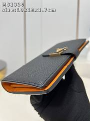 KITLIFE LOUIS VUITTON VERTICAL WALLET Black / Arizona - M81330 - 10*19*1.7cm - 2