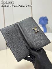 KITLIFE LOUIS VUITTON VERTICAL WALLET Black / Arizona - M81330 - 10*19*1.7cm - 5
