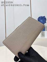 	 KITLIFE LOUIS VUITTON VERTICAL WALLET Galet Beige / Aquamarine Blue - M81367 - 10*19*1.7cm - 5