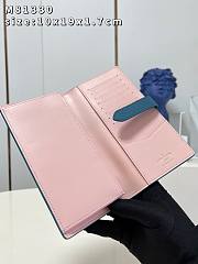 	 KITLIFE LOUIS VUITTON VERTICAL WALLET Blue / Pink - M81367 - 10*19*1.7cm - 5