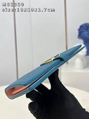 	 KITLIFE LOUIS VUITTON VERTICAL WALLET Blue / Pink - M81367 - 10*19*1.7cm - 4