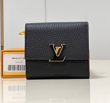 KITLIFE LOUIS VUITTON CAPUCINES XS WALLET BLACK - M68587 - 10 x 8 x 1.5 cm