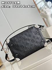 KITLIFE LOUIS VUITTON SIDE TRUNK PM BAG BLACK - M21709 - 21 x 14 x 6 cm - 4