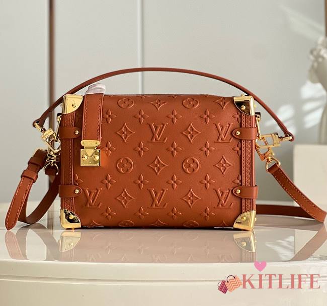 	 KITLIFE LOUIS VUITTON SIDE TRUNK PM BAG TAN - M21709 - 21 x 14 x 6 cm - 1