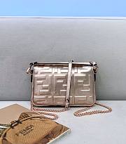 Kitlife Fendi Baguette Mini Rose Gold Nappa Leather - 19cm - 3