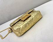 Kitlife Fendi Baguette Mini Gold Nappa Leather - 19cm - 5