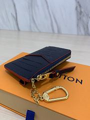 KITLIFE LOUIS VUITTON CARD HOLDER RECTO VERSO Navy Blue / Red - M69420 - 13 x 9.5 x 2.5 cm - 2