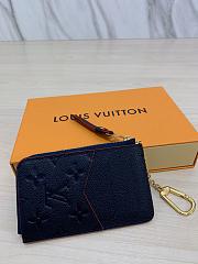 KITLIFE LOUIS VUITTON CARD HOLDER RECTO VERSO Navy Blue / Red - M69420 - 13 x 9.5 x 2.5 cm - 4