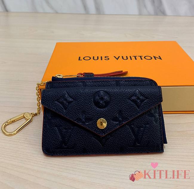 KITLIFE LOUIS VUITTON CARD HOLDER RECTO VERSO Navy Blue / Red - M69420 - 13 x 9.5 x 2.5 cm - 1