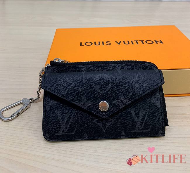 	 KITLIFE LOUIS VUITTON CARD HOLDER RECTO VERSO MONOGRAM BLACK - M69431 - 13 x 9.5 x 2.5 cm - 1