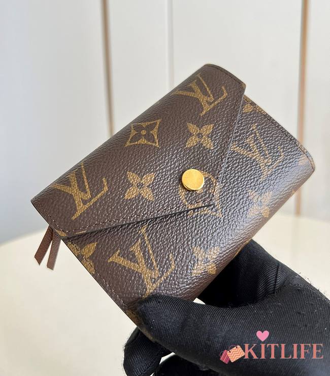 Kitlife Louis Vuitton Victorine Wallet in Brown - M62472 - 12x9.5x1.5cm - 1