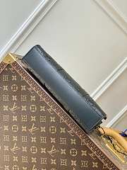 LOUIS VUITTON SAC PLAT CROSS Black Taurillon leather - M59960 - 26 x 28.5 x 6 cm - 4