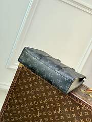 	 LOUIS VUITTON SAC PLAT CROSS Monogram Eclipse Reverse coated canvas - M46098 - 26 x 28.5 x 6 cm - 4