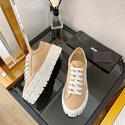 	 Kitlife Prada Double Wheel nylon gabardine sneakers desert beige - 6