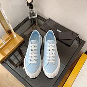 	 Kitlife Prada Double Wheel nylon gabardine sneakers light blue - 6