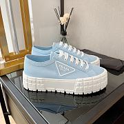 	 Kitlife Prada Double Wheel nylon gabardine sneakers light blue - 5