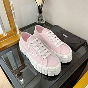 	 Kitlife Prada Double Wheel nylon gabardine sneakers alabaster pink - 1